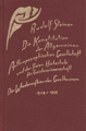 Volume 260aof the Complete Works of Rudolf Steiner