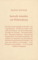 Volume 52of the Complete Works of Rudolf Steiner