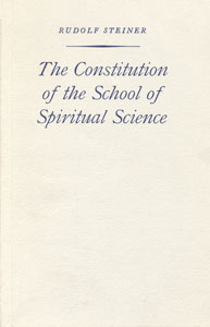 The Constitution of the School of Spiritual Science