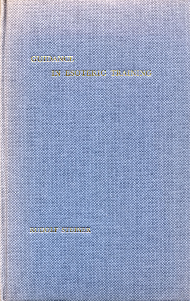 Guidance in Esoteric Training