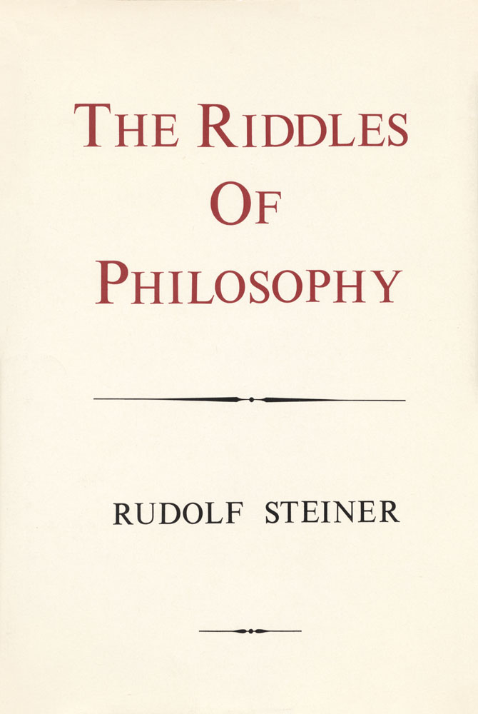 The Riddles of Philosophy
