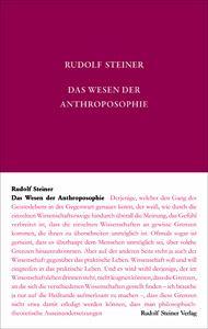 Das Wesen der Anthroposophie. Öffentliche Vorträge in verschiedenen Städten 1922